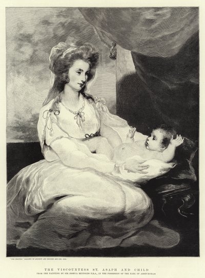 The Viscountess St Asaph and Child by Joshua Reynolds